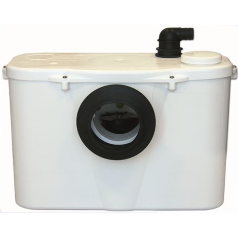 Broyeur WC 1 entrée – Refoulement vertical 1m – Consommation 400W – Dimensions L426 x l235 x H268 mm – IP44 – Concilio (1/4)