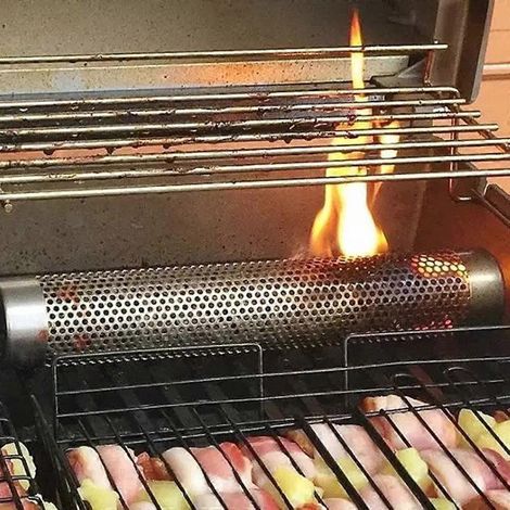 Tubes pour fumoir à granulés de bois en acier inoxydable pour fumage à froid/à chaud (1/4)