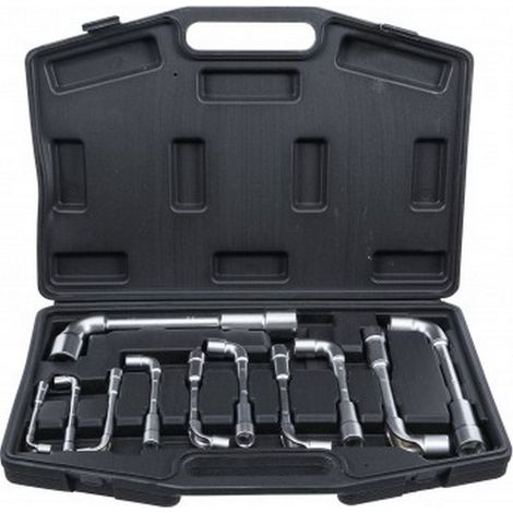Coffret jeu 11 cles a pipe 6 pans de 6 a 22 courantes qualite finition bgs diy (1/2)