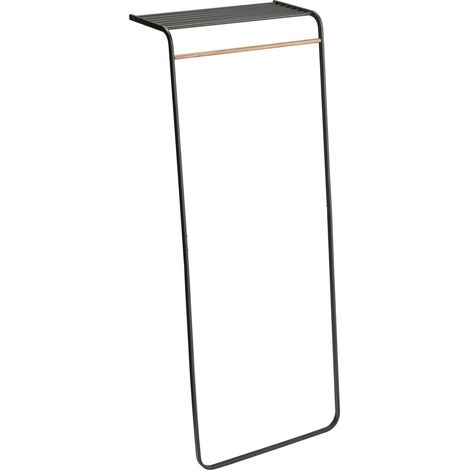 YAMAZAKI - Porte-manteau incliné avec étagère H160 cm - TOWER (1/5)