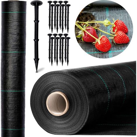 Agrotextile noir 160 x 5000 cm 70 g/m² (1/5)