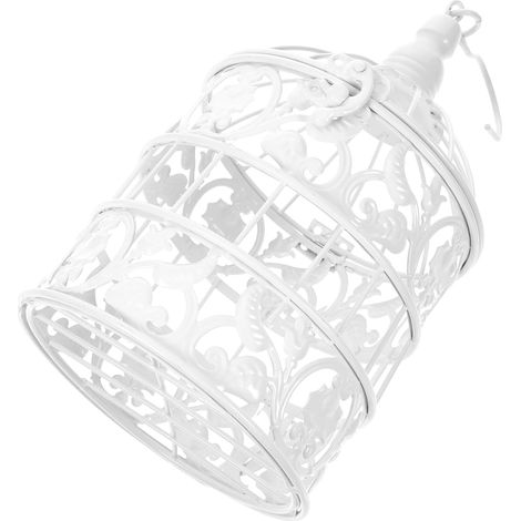 Cage à Oiseaux ou Étagère Style Européen Chic Blanc Décorative Blanc et Rangement D’Objets pour Décoration de Mariage pour Fête (1/5)