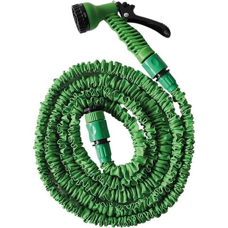 TUBO ESTENSIBILE PER GIARDINO IN KIT mt. 2,5 fino a 7,5 max
