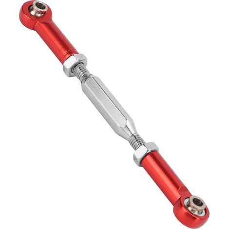Servogestänge aus Metall, Lenkgestänge für Monstertrucks der 1/10-Serie, rotes RC-Auto (1/5)