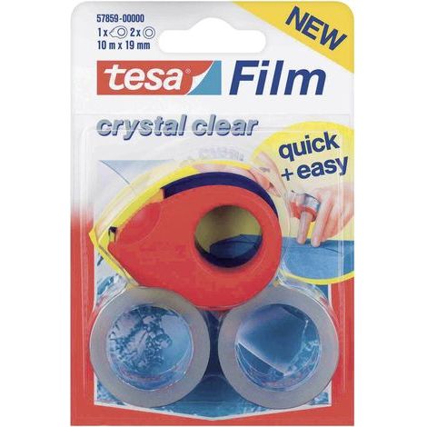 tesafilm Transparent tesa 57859-00000-13 transparent (L x l) 10 m x 19 mm acrylate 2 pc(s) (1/5)