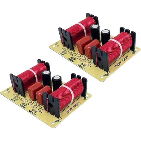 Module de filtre crossover HiFi 150 W, diviseur de fréquence 3 voies pour haut-parleurs, idéal pour la construction d'enceintes domestiques (aigus/médiums). (1/5)