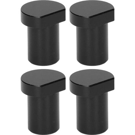 4 pièces blocs de limite de bureau pour le travail du bois, bloc de carte de limite d'établi pour le travail du bois 20mm de diamètre noir (1/5)