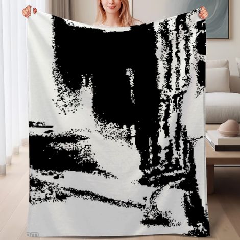Couverture de lit en polaire, jeté doux et chaud de printemps, légère et luxueuse en microfibre de polyester, décoration intérieure cosy et élégante, excellent cadeau pour hommes femmes,6080 pouces (1/4)
