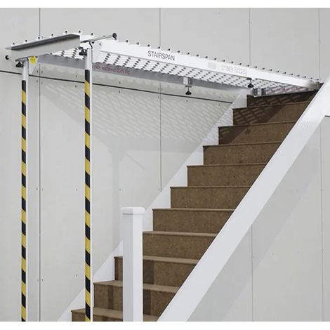 Griglia anticaduta per gabbia scale – Lunghezza da 1.40 a 1.90 m - STAIR-SPAN-1900