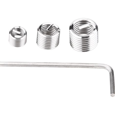 Kit d'outils de réparation de filetage 88 pièces M6 M8 M10 (tarauds, forets, inserts) (1/5)