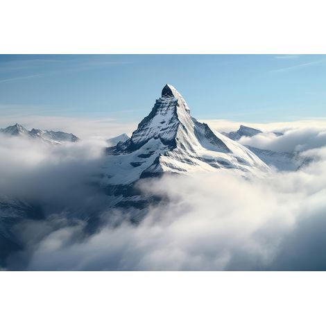 Papier peint panoramique - Montagnes - 130 cm x 87 cm (1/2)
