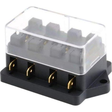 porte-fusible De Voiture 4 Voies Lame Moyenne Bote Fusibles Pour Voiture (1/5)