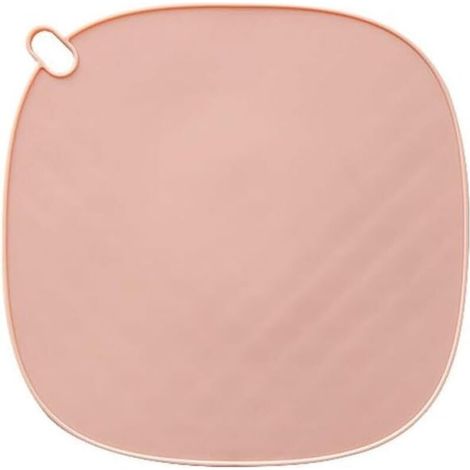 Tapis isolant en silicone, dessous de verre, napperon de cuisine, table à manger, style occidental, table à manger nordique, rose (1/5)