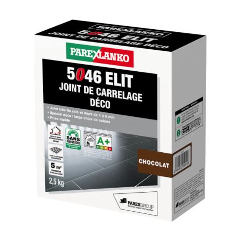 PAREXLANKO 5046 Junta para baldosas Elit - Chocolate - 2,5 kg - L5046CHOC2.5