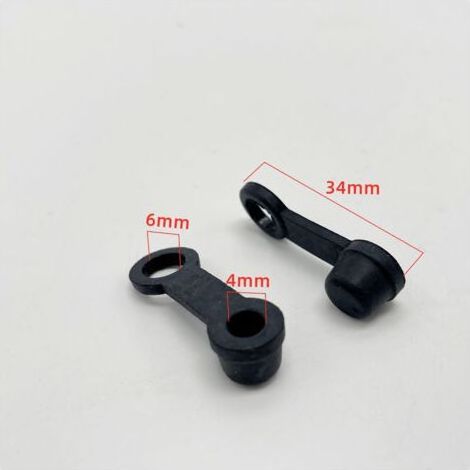 50pcs Frein Purge Vis Bouchons Graisse Raccord Capuchon Anti-Poussière Frein Mamelon Capen Caoutchouc pour Voiture Moto Automobile (1/5)