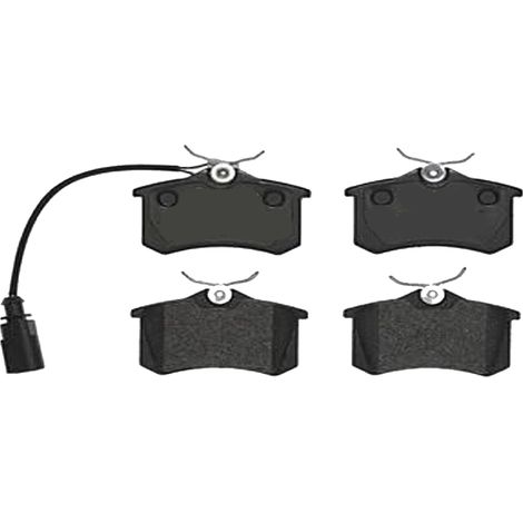 KIT PASTIGLIE FRENO POSTERIORI compatibile con SEAT ALHAMBRA (7V8,7V9) / PASTIGLIE FRENANTI AUTO OEM P 85 058  P 85 059, / SOSTITUZIONE DIRETTA / BASSA POLVERE / SILENZIOSO