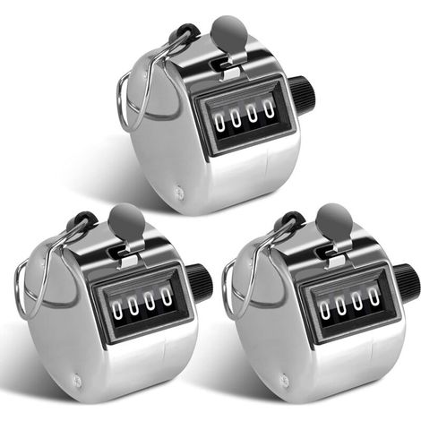 4-Digit Manual Counter, People Counter for Golf Courses, Instructor Training Schools