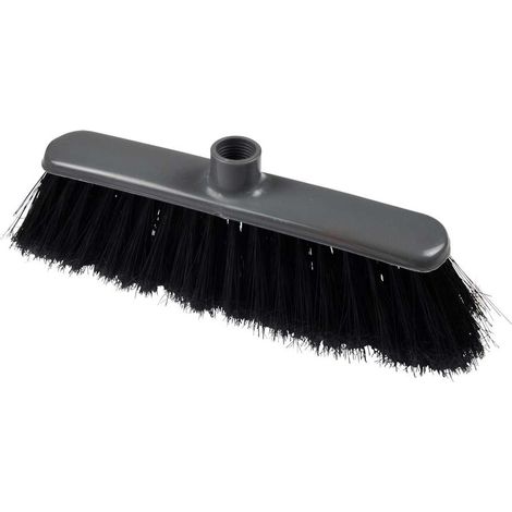 Tête de Balai "Fibres Fleurées" 33cm Gris