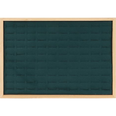 Coffret Rangement Bijoux 100 Alvéoles Organiseur Tiroir Multifonction Vert pour Magasin Salon (1/5)