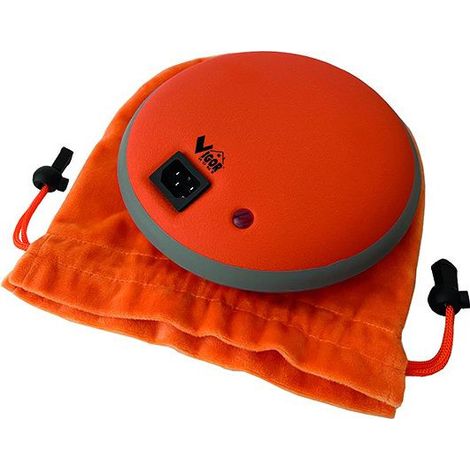 Vigor 9795420 Dotty Termoforo Elettrico Universale 550W Riscaldamento Rapido 8 min Timer Spegnimento Automatico colore Acciaio Orange (1/4)