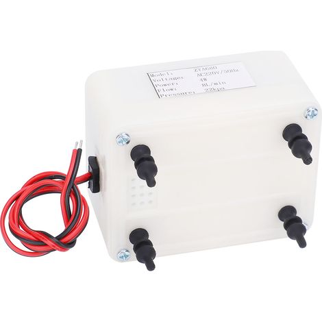 Mini pompe à air ZYA680 ultra silencieuse 4 W 6-8 L/min 15-25 kPa, gonfleur électrique AC/DC 220 V (1/5)