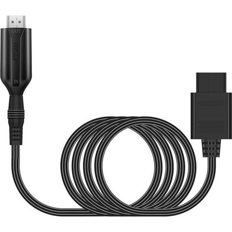 KLVGTIFS PU - Câble adaptateur convertisseur HDMI pour Nintendo Gamecube, Super NES/SNES/N64
