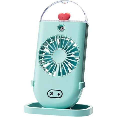 CSPARKV mini ventilateur d'été ventilateur de table usb ventilateur usb ventilateur portatif desk fan ventilateurs usb ventilateur extérieur portable fan ventilateur de brumisation Green (1/5)