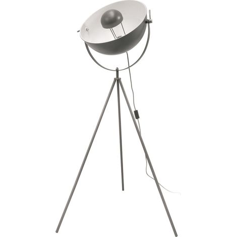 Lampadaire trépied en métal style cinéma (1/4)