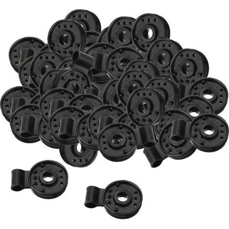 CSPARKV 50Pcs Clips de bâche - Pince de Serrage pour auvent Coupe-Vent - Accessoire de Clips de Tente pour Camping, bâches, Toile d'ombrage de (1/5)
