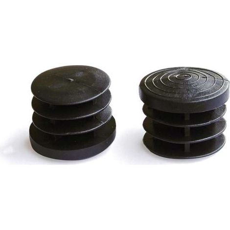 PUNTALI INTERNI ALETTATI TONDI NERO 40 MM