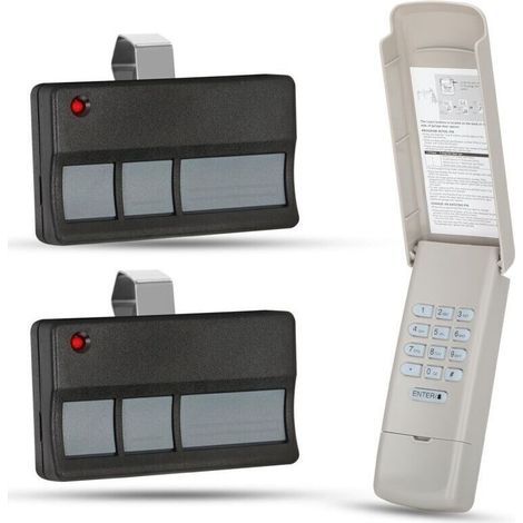 373LM 973LM 371LM 971LM 971LM Universal Remote Control for Garage Door Opener Yellow, Purple, Green, Red/Orange Learn Compatible with Liftmaster Chamberlain Craftsman Garage Opener 877max (1/4)