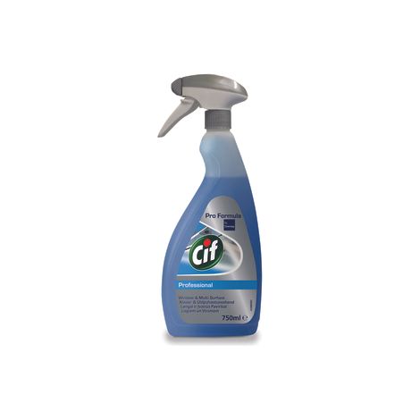 Limpiador profesional de ventanas y superficies múltiples Cif 750 ml