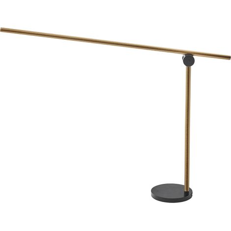 DAISHO PRO - Lampada da Tavolo LED 12W 3000K CRI90, Finitura Oro, Dimmer Touch, IP20, Design Antiabbagliamento - Rossini Group (1/5)