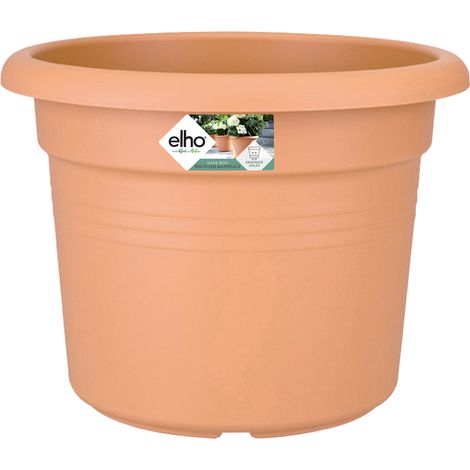Elho Green Basics Cilinder 65 Mild Terra Vaso Rotondo (1/4)
