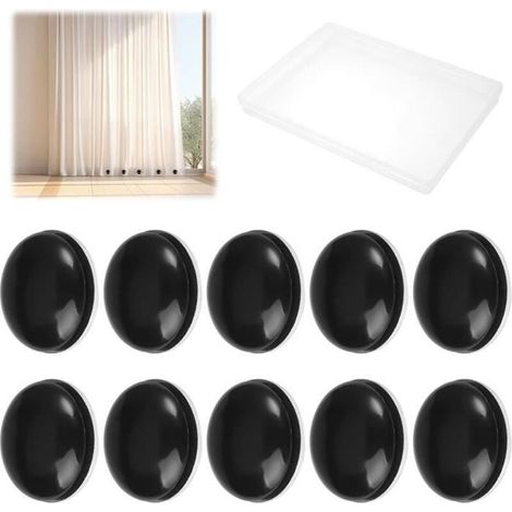 Poids pour Rideaux - Aimant - 10Pcs - Plastique - Diamètre 4cm - Épaisseur 2cm (1/4)