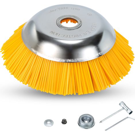 TolleTour Unkrautbürste Garten Für Stihl Nylon Gezopft Profi 25,4x200mm 8 Zoll Trimmer
