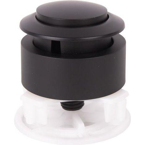 Pulsador negro interrumpible Candaba 40 mm (1/5)