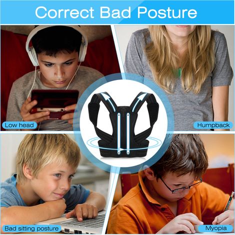 Correcteur de posture pour enfants et adolescents, orthèse de soutien dorsal et dorsale