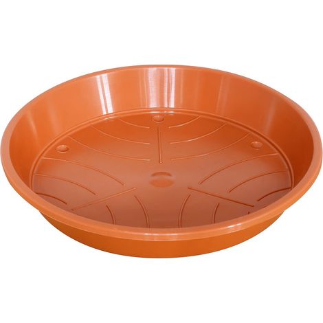 Geli – Soucoupe STANDARD – Terracotta, plastique PP, Ø 14 cm
