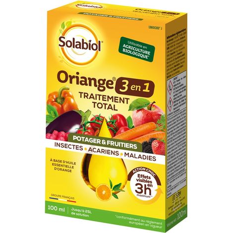 Tratamiento SOLABIOL para hortalizas y árboles frutales, 100 ml SOLABIOL (1/5)
