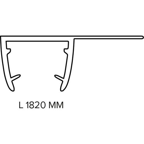 Charnière d'angle extérieur lofty - semi-circulaire - porte coulissante
