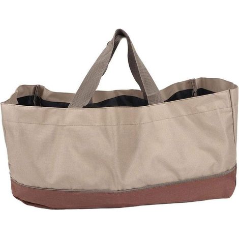 Portable Grande Capacité Oxford Bûches En Tissu Sac De Transport Brindilles Sac De Stockage De La Direction Sac De Bois De Chauffage et Log Tote pour Cheminées (1/5)