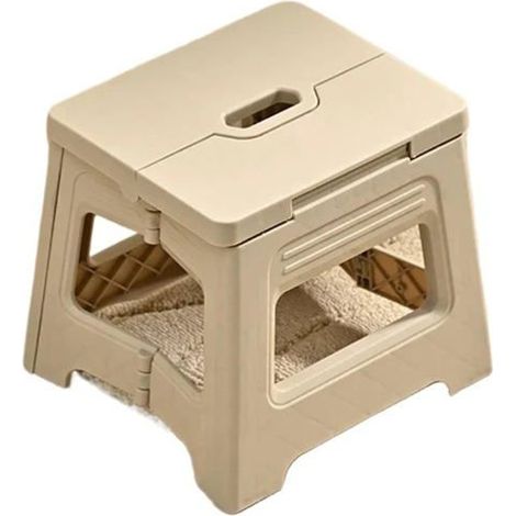 BelleRise - Petit tabouret pliant en plastique pour la pêche en extérieur, rétractable (1/5)