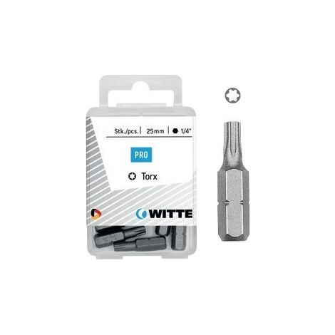 5 Spitzen in Kunststoffbox 25 mm lang (T40 STAINLESS)  WITTE 427736