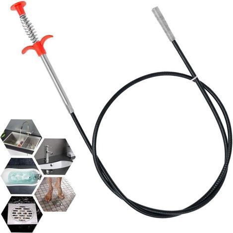 160cm Flexible Pliers with Claws for Working in Tight Spaces, Plumbing Ferret, for Picking Up Hair, Trash and Even Large Objects from Sewers, Sink (1/4)