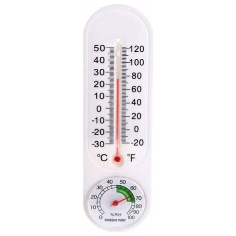 Hygromètre De Thermomètre À Effet De Serre, Thermomètre Min Max Min Classic Design Garden Plant Température Numérique Température Humidité Mur Hacc (1/5)
