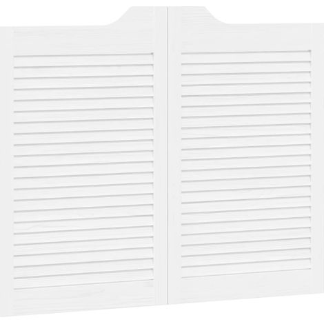 Maison Exclusive - Porte Swing Bianco 80 x 50 cm Legno Massello di Pino