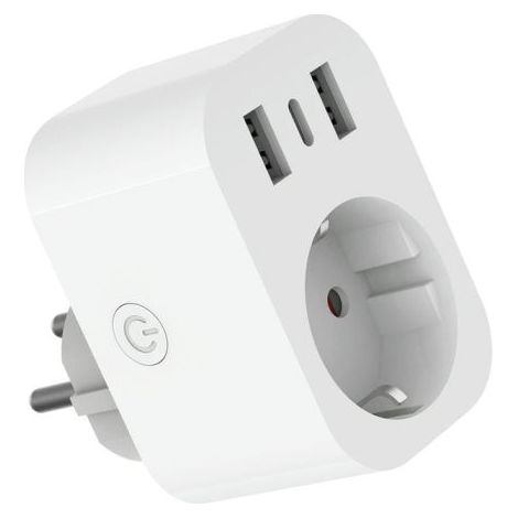 Matel WiFi Smart Plug 2 USB + 1 Typ C 16a 230V (1/2)