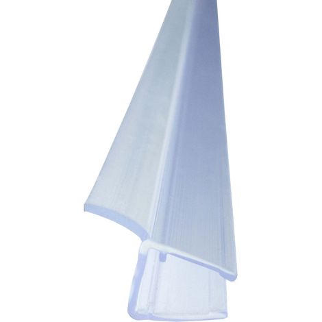 Joint de douche transparent 6mm – PVC résistant aux moisissures – Installation facile entre verre – Étanchéité optimale contre éclaboussures