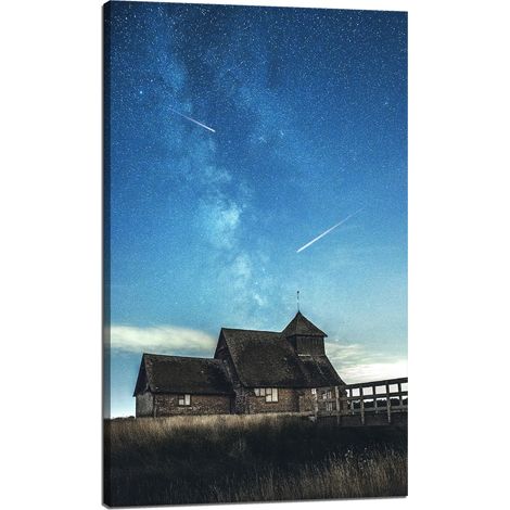 Leinwanddruck Weltraum-Sternschnuppen 60x100 cm